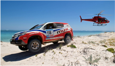 Isuzu Motosports Australasian Safari beach chopper